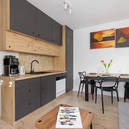 Apartment Piastow Comfy With Balcony & Office In By Renters