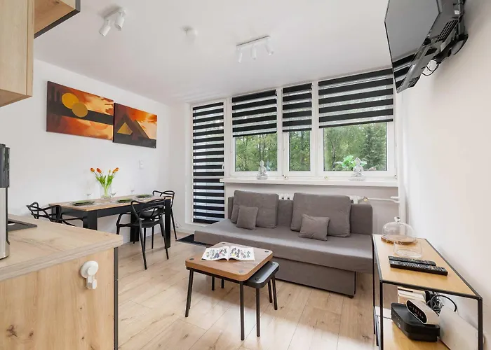 公寓 Piastow Comfy With Balcony & Office In By Renters *